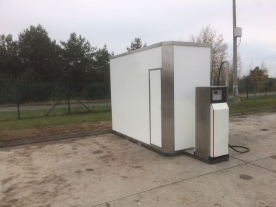 Wąski biały dystrybutor